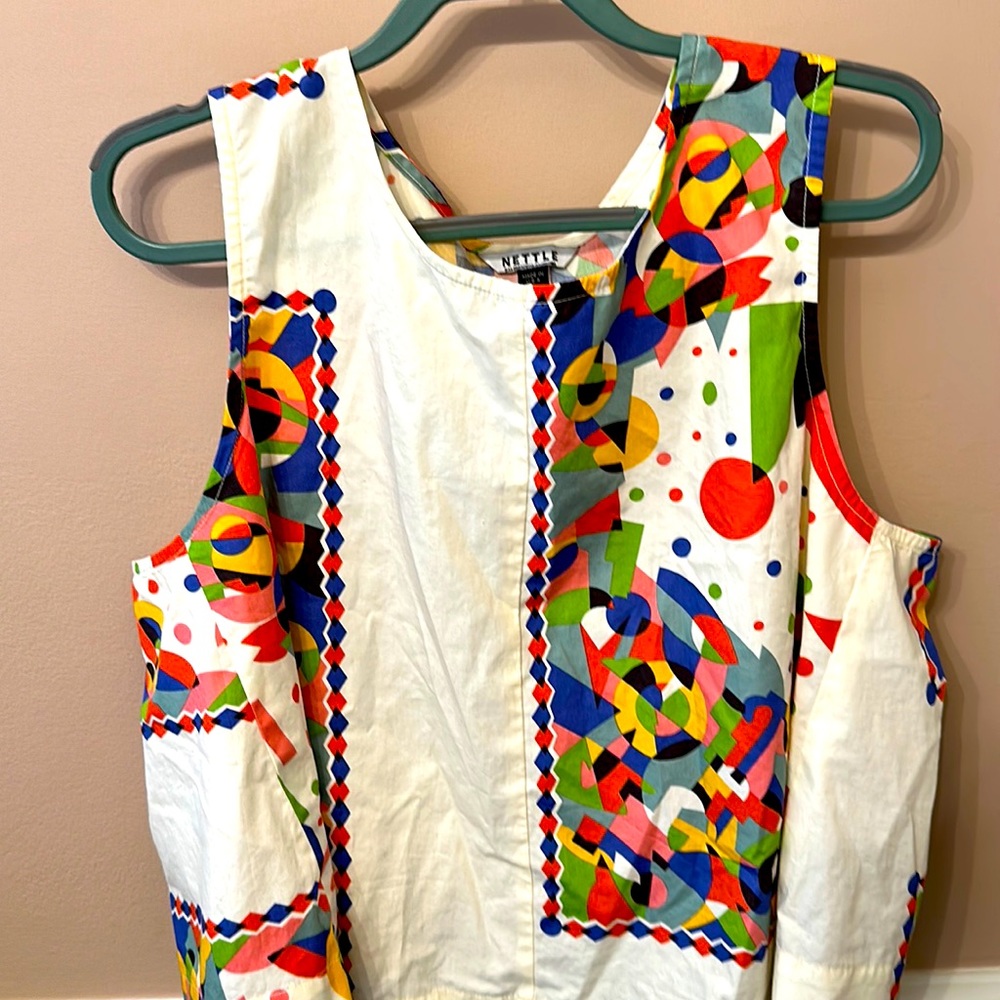 Nettle studios, colorful side paneled tank top. Size 2xl.
